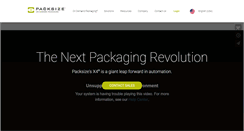Desktop Screenshot of packsize.com